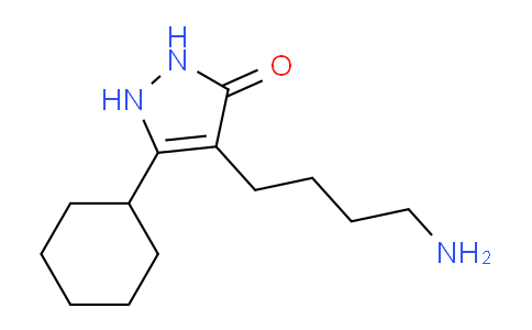 CAS No. 878208-93-6, 4-(4-Aminobutyl)-5-cyclohexyl-1,2-dihydro-3h-pyrazol-3-one