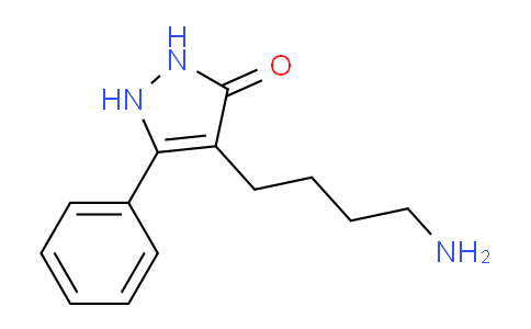 CAS No. 878208-91-4, 4-(4-Aminobutyl)-5-phenyl-1H-pyrazol-3(2H)-one