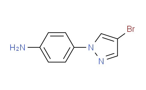 CAS No. 681441-17-8, 4-(4-Bromo-1H-pyrazol-1-yl)aniline