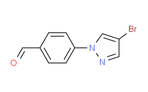 CAS No. 1174064-63-1, 4-(4-Bromo-1H-pyrazol-1-yl)benzaldehyde