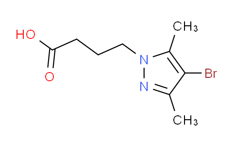 CAS No. 898050-16-3, 4-(4-Bromo-3,5-dimethyl-1H-pyrazol-1-yl)butanoic acid