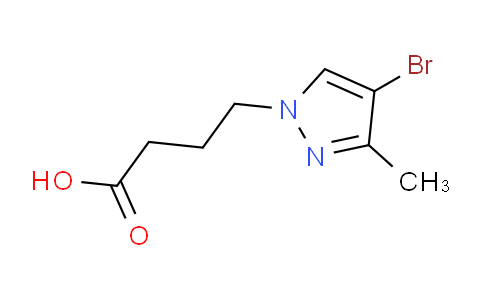 CAS No. 1006495-34-6, 4-(4-Bromo-3-methyl-1H-pyrazol-1-yl)butanoic acid