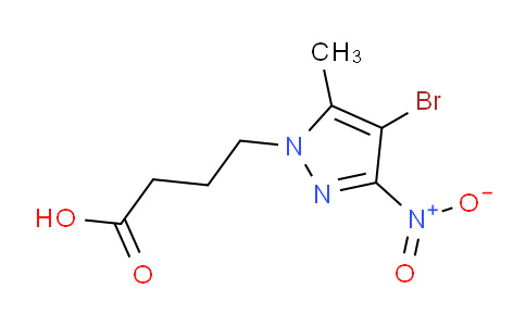 CAS No. 1171922-90-9, 4-(4-Bromo-5-methyl-3-nitro-1H-pyrazol-1-yl)butanoic acid