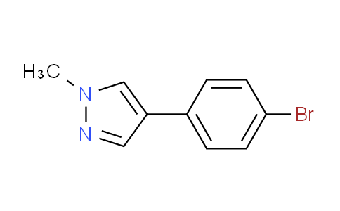 CAS No. 1191616-45-1, 4-(4-Bromophenyl)-1-methyl-1H-pyrazole