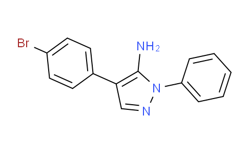 CAS No. 1003992-26-4, 4-(4-Bromophenyl)-1-phenyl-1H-pyrazol-5-amine