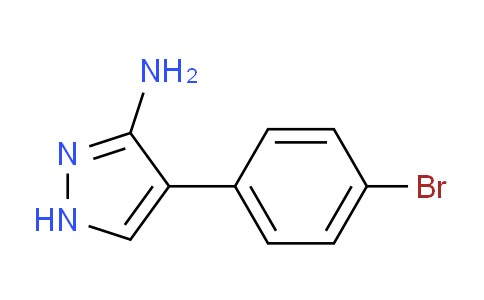 CAS No. 40545-64-0, 4-(4-Bromophenyl)-1H-pyrazol-3-ylamine