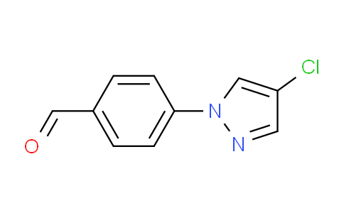 CAS No. 1179758-89-4, 4-(4-Chloro-1H-pyrazol-1-yl)benzaldehyde