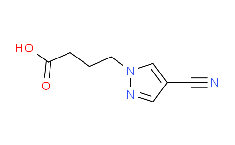 CAS No. 1713714-01-2, 4-(4-Cyano-1H-pyrazol-1-yl)butanoic acid