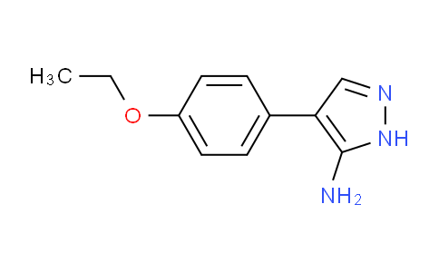 CAS No. 1040454-88-3, 4-(4-Ethoxyphenyl)-1H-pyrazol-5-amine