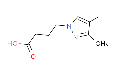 CAS No. 1354705-25-1, 4-(4-Iodo-3-methyl-1H-pyrazol-1-yl)butanoic acid