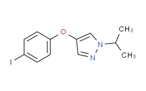 CAS No. 1713589-30-0, 4-(4-Iodophenoxy)-1-isopropyl-1H-pyrazole