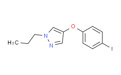 CAS No. 1713476-99-3, 4-(4-Iodophenoxy)-1-propyl-1H-pyrazole