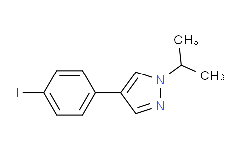 CAS No. 1399654-52-4, 4-(4-Iodophenyl)-1-isopropyl-1H-pyrazole