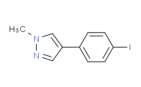 CAS No. 1399658-35-5, 4-(4-Iodophenyl)-1-methyl-1H-pyrazole