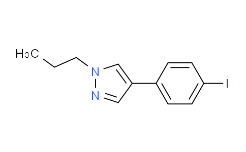 CAS No. 1394022-17-3, 4-(4-Iodophenyl)-1-propyl-1H-pyrazole