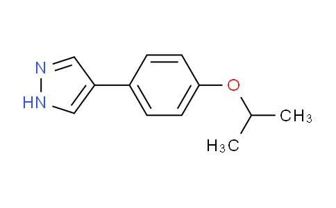 CAS No. 1394021-11-4, 4-(4-Isopropoxyphenyl)-1H-pyrazole