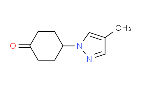 CAS No. 1252607-48-9, 4-(4-Methyl-1H-pyrazol-1-yl)cyclohexanone