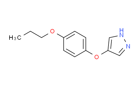 CAS No. 1429902-57-7, 4-(4-Propoxyphenoxy)-1H-pyrazole