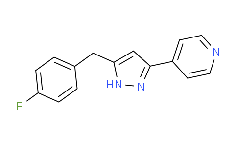 CAS No. 1001112-68-0, 4-(5-(4-Fluorobenzyl)-1H-pyrazol-3-yl)pyridine