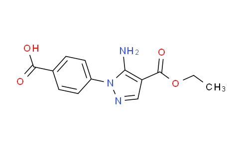 CAS No. 926203-48-7, 4-(5-Amino-4-(ethoxycarbonyl)-1H-pyrazol-1-yl)benzoic acid