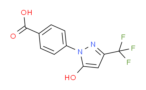 CAS No. 1005598-79-7, 4-(5-Hydroxy-3-(trifluoromethyl)-1H-pyrazol-1-yl)benzoic acid