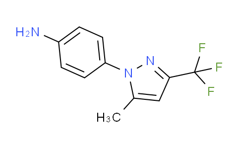 CAS No. 1006348-64-6, 4-(5-Methyl-3-(trifluoromethyl)-1H-pyrazol-1-yl)aniline