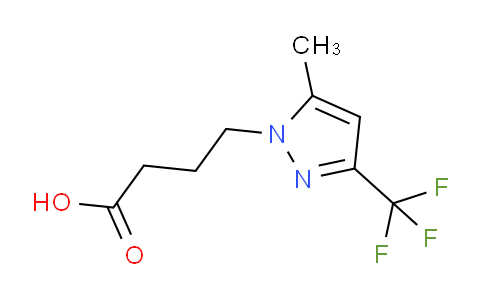 CAS No. 1006461-93-3, 4-(5-Methyl-3-(trifluoromethyl)-1H-pyrazol-1-yl)butanoic acid