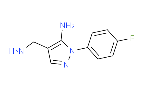 CAS No. 1017785-26-0, 4-(Aminomethyl)-1-(4-fluorophenyl)-1H-pyrazol-5-amine