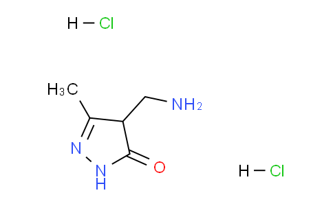CAS No. 1262771-21-0, 4-(Aminomethyl)-3-methyl-1H-pyrazol-5(4H)-one dihydrochloride