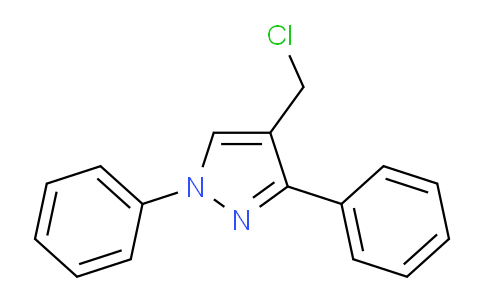 CAS No. 55432-05-8, 4-(Chloromethyl)-1,3-diphenyl-1H-pyrazole
