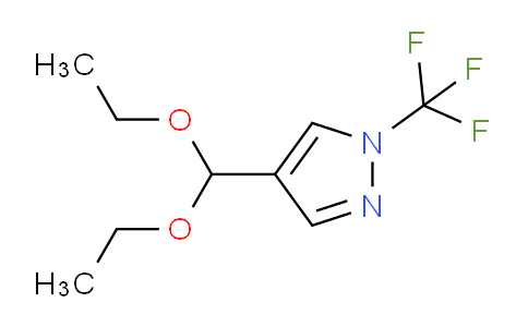 CAS No. 1706436-52-3, 4-(Diethoxymethyl)-1-(trifluoromethyl)-1H-pyrazole