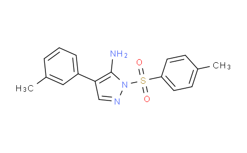 CAS No. 1003992-23-1, 4-(m-Tolyl)-1-tosyl-1H-pyrazol-5-amine