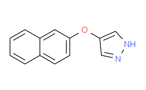 CAS No. 1429902-99-7, 4-(Naphthalen-2-yloxy)-1H-pyrazole