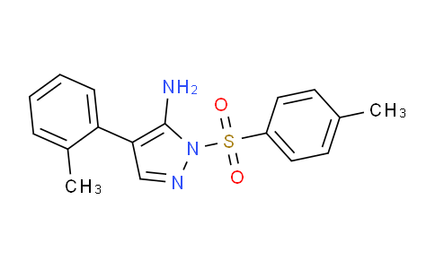 CAS No. 1003992-24-2, 4-(o-Tolyl)-1-tosyl-1H-pyrazol-5-amine