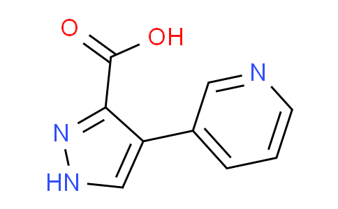 CAS No. 117784-26-6, 4-(Pyridin-3-yl)-1H-pyrazole-3-carboxylic acid
