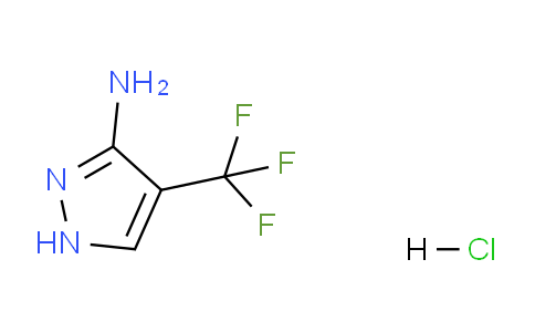 CAS No. 1956365-83-5, 4-(Trifluoromethyl)-1H-pyrazol-3-amine hydrochloride