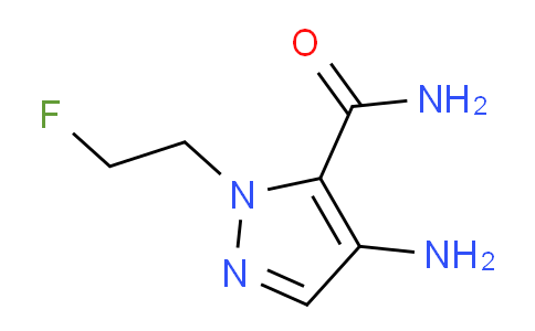 CAS No. 1429419-76-0, 4-Amino-1-(2-fluoroethyl)-1H-pyrazole-5-carboxamide