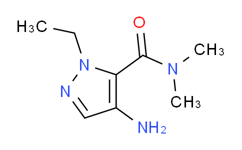 CAS No. 1004643-40-6, 4-Amino-1-ethyl-N,N-dimethyl-1H-pyrazole-5-carboxamide
