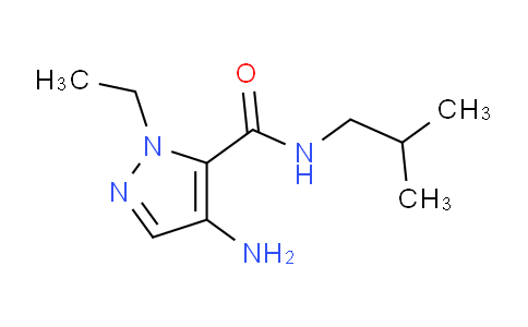 CAS No. 1006453-68-4, 4-Amino-1-ethyl-N-isobutyl-1H-pyrazole-5-carboxamide