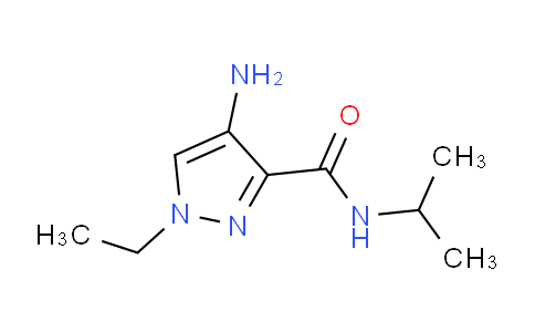 CAS No. 1004644-20-5, 4-Amino-1-ethyl-N-isopropyl-1H-pyrazole-3-carboxamide