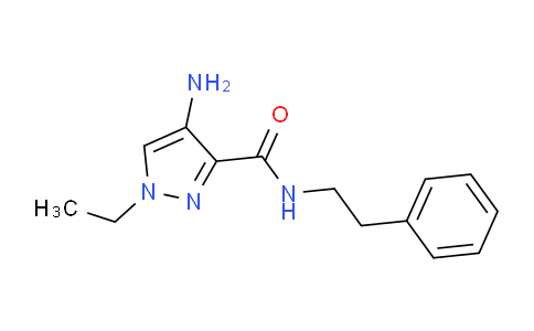CAS No. 895930-47-9, 4-Amino-1-ethyl-N-phenethyl-1H-pyrazole-3-carboxamide