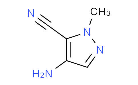 CAS No. 1393101-11-5, 4-Amino-1-methyl-1H-pyrazole-5-carbonitrile