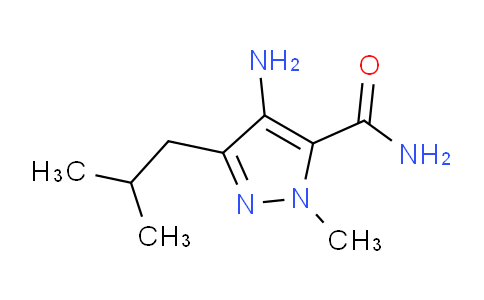CAS No. 268204-00-8, 4-Amino-1-methyl-3-(2-methylpropyl)-1H-pyrazole-5-carboxamide