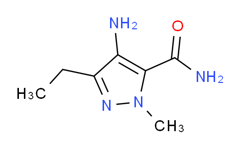 CAS No. 247584-81-2, 4-Amino-3-ethyl-1-methyl-1H-pyrazole-5-carboxamide