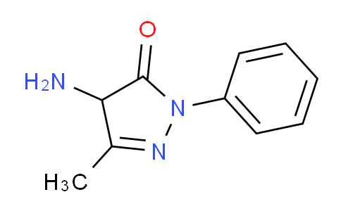 CAS No. 5142-72-3, 4-Amino-3-methyl-1-phenyl-1H-pyrazol-5(4H)-one