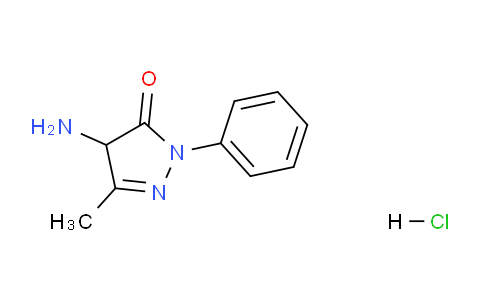 CAS No. 4408-12-2, 4-Amino-3-methyl-1-phenyl-1H-pyrazol-5(4H)-one hydrochloride