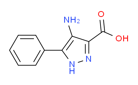 CAS No. 91857-71-5, 4-Amino-5-phenyl-1H-pyrazole-3-carboxylic acid