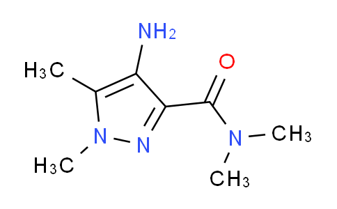 CAS No. 1174305-95-3, 4-Amino-N,N,1,5-tetramethyl-1H-pyrazole-3-carboxamide
