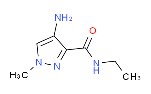 CAS No. 1006484-06-5, 4-Amino-N-ethyl-1-methyl-1H-pyrazole-3-carboxamide