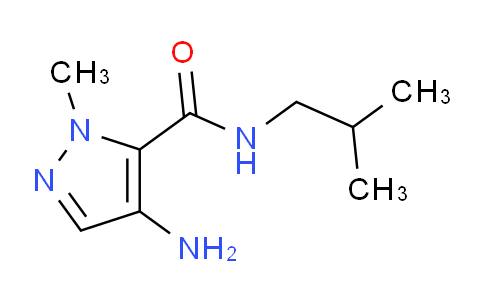 CAS No. 1001500-37-3, 4-Amino-N-isobutyl-1-methyl-1H-pyrazole-5-carboxamide
